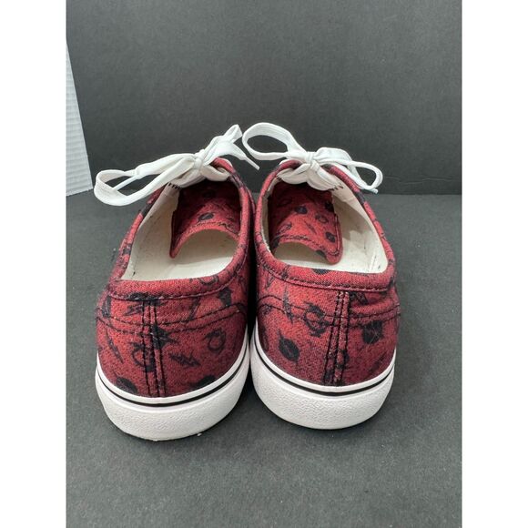 Women's or Mens Unisex The Flash 10.5 W / 9 M Red Canvas Classic Sneakers DC - Picture 4 of 8